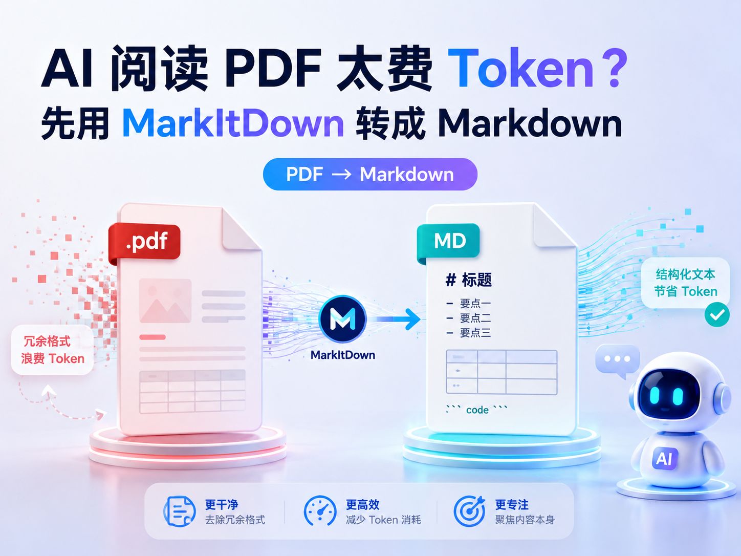 AI 阅读 PDF 太费 Token?先用 MarkItDown 转成 Markdown